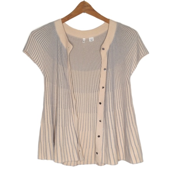 Anthropologie Moth Short Sleeve Ombre Cardigan Anthropologie Moth Short Sleeve Ombre Cardigan